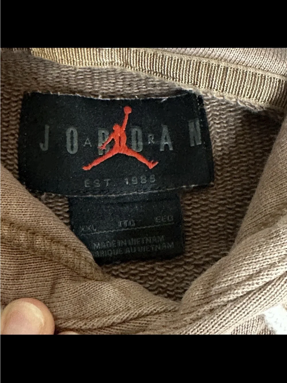 Nike Air Jordan Travis Scott Hoodie Archaeo Brown 2XL Cactus Jack